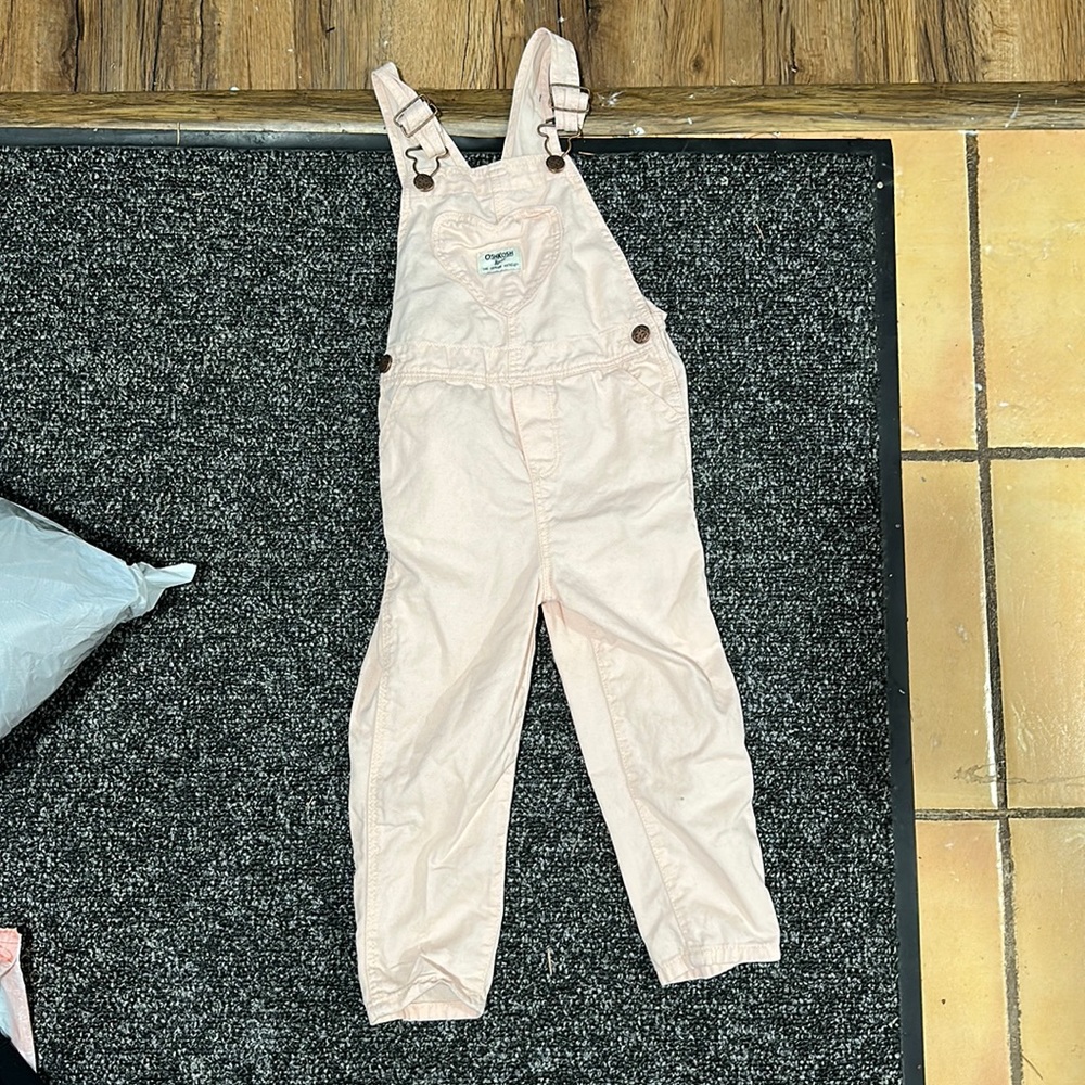 Pink overalls